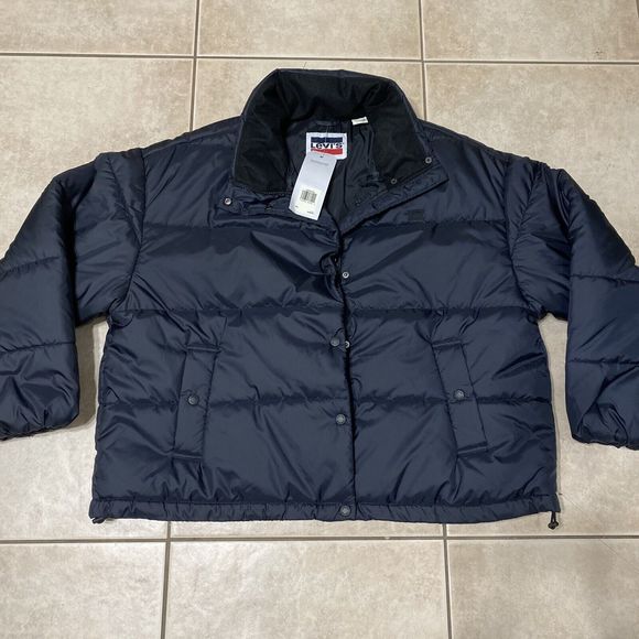 Levi's Other - $148 NEW Levi's Performance Men's XL Heavy Puffer Packable Full Zip Jacket Black